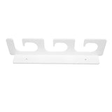 4Pcs Fishing Rod Holder Rugged Space Saving Stylish Holding 6 Rods Wall Mounted Fishing Pole Rack for Indoor Outdoor White