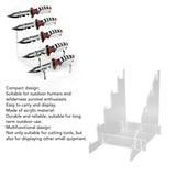 Acrylic Knife Bayonet Stand Compact Transparent Multifunctional Detachable Knife Holder for Small Tools