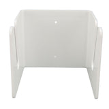 Skateboard Wall Mount Acrylic Display Storage Holder Hanger Home Decoration for Indoor White