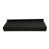 Acrylic Tilted Computer Keyboard Holder Low Front Lip Polished Finish Keyboard Riser Keyboard Holder for Office Black