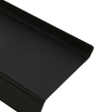 Acrylic Tilted Computer Keyboard Holder Low Front Lip Polished Finish Keyboard Riser Keyboard Holder for Office Black