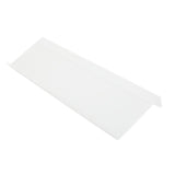 Acrylic Tilted Computer Keyboard Holder Low Front Lip Polished Finish Keyboard Riser Keyboard Holder for Office Transparent