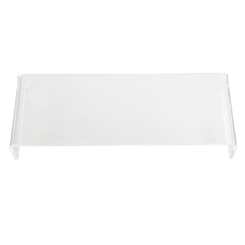 Monitor Riser 50lb 3.5inch Height Improve Sitting Posture Reduces Neck Eyes Pressure Space Saving Acrylic Computer Stand for Bedroom Study Transparent
