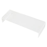 Monitor Riser 50lb 3.5inch Height Improve Sitting Posture Reduces Neck Eyes Pressure Space Saving Acrylic Computer Stand for Bedroom Study Transparent