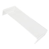 Monitor Riser 50lb 3.5inch Height Improve Sitting Posture Reduces Neck Eyes Pressure Space Saving Acrylic Computer Stand for Bedroom Study Transparent