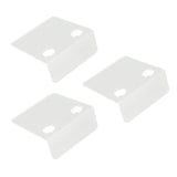 3 PCS Small Security Cameras Wall Shelf with 6 Cable Clips 10PCS Tapes Acrylic Waterproof Drill Free Adhesive Floating Shelf for Speakers Transparent