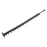 Clothes Hanger Rack Wall Mounted Hole Free Retractable Aluminum Laundry Drying Rack for Indoor Balcony 3 Fold