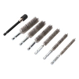 7Pcs Stainless Steel Bore Brush Stainless Steel Bristles Wire Brush in Different Sizes for Power Drill Cleaning In Australia - Darrahopens