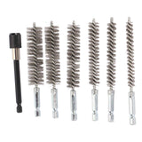 7Pcs Stainless Steel Bore Brush Stainless Steel Bristles Wire Brush in Different Sizes for Power Drill Cleaning In Australia - Darrahopens