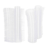 100PCS Wax Melt Molds Calmshell PET Separate Transparent Hanging Hole Empty Wax Melt Container for DIY Candles Chocolate Round In Australia - Darrahopens