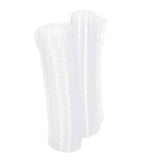 100PCS Wax Melt Molds Calmshell PET Separate Transparent Hanging Hole Empty Wax Melt Container for DIY Candles Chocolate Round In Australia - Darrahopens