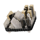 Makeup Organizer with Multiple Compartments Anti Slip Plastic Vanity Makeup Organizer for Cosmetics Lipsticks Jewelry Transparent Black In Australia - Darrahopens