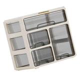 Desk Organizer with Drawer Plastic Desk Storage Box Desktop Organization for Home Collection Cosmetics Office Supplies Cream 3 Layer In Australia - Darrahopens