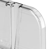 Transparent Desktop Stationery Organizer Stackable Stationery Files Storage Shelf Desktop Organizer S 26.5x20.2x8cm