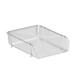 Transparent Desktop Stationery Organizer Stackable Stationery Files Storage Shelf Desktop Organizer L 26.5x33.2x8.5cm In Australia - Darrahopens