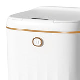 Automatic Trash Can 20L Touchless Sensor Easy Clean PP Waterproof Electric Garbage Bin for Kitchen Bathroom White Golden Battery Free