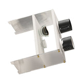 Coffee Mug Storage Shelf Stable Support Large Capacity Countertop Organizer for Living Room Bedroom White 2 Tier
