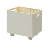 Book Storage Box with Dual Side Handles Stackable 50kg Load Bearing Multifunctional Use File Storage Bins With Wheel In Australia - Darrahopens