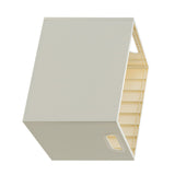 Book Storage Box with Dual Side Handles Stackable 50kg Load Bearing Multifunctional Use File Storage Bins Without Wheel