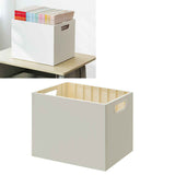 Book Storage Box with Dual Side Handles Stackable 50kg Load Bearing Multifunctional Use File Storage Bins Without Wheel In Australia - Darrahopens
