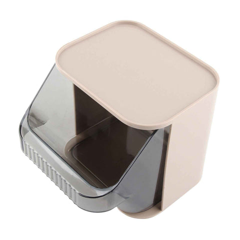 Tea Bag Storage Rack Multifunctional Desktop Office Desk Capsule Coffee Standing Box Plastic Acrylic Gray In Australia - Darrahopens