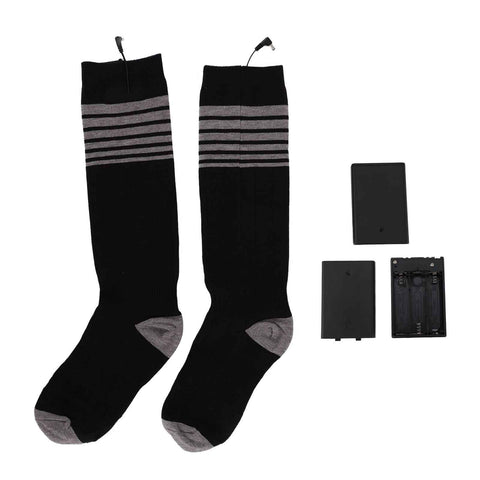 Electric Heated Socks for Men Women Battery Heated Socks with 3 Heat Settings for Hunting Hiking Camping Black In Australia - Darrahopens