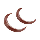 2Pcs Moon Hair Fork ABS Decorative Portable Moon Hairpin Hair Stick for Daily Shopping Cosplays Brown