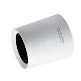 Desktop Trash Can Animal Pattern Cute Portable Mini Waste Basket for Study Office 1.5L White