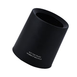 Desktop Trash Can Animal Pattern Cute Portable Mini Waste Basket for Study Office 1.5L Black