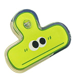 Stationery Clip Plastic Cute Cartoon Double Sided Multifunctional Long Tail Document Clamps For Office Supplies Binder Paper Green Expression In Australia - Darrahopens