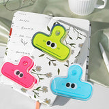 Stationery Clip Plastic Cute Cartoon Double Sided Multifunctional Long Tail Document Clamps For Office Supplies Binder Paper Red Expression