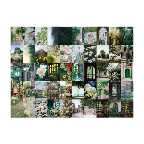 50PCS Nature Landscape Stickers Decorative Aesthetic Travel Scenery Scrapbooking Stickers for DIY Planner Journal Notebook Laptops Luggages Green In Australia - Darrahopens