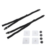 2Pcs Adjustable TV Safety Straps Adhesive Anti Tip Furniture Anchors for Baby Proofing Flat Screens Fix to Wall Cabinet Stand Desk In Australia - Darrahopens