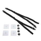 2Pcs Adjustable TV Safety Straps Adhesive Anti Tip Furniture Anchors for Baby Proofing Flat Screens Fix to Wall Cabinet Stand Desk