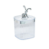 Toothpick Holder Large Capacity Fashion Look Toothpick Container Storage Box Jar for Home Restaurant Transparent