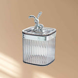 Toothpick Holder Large Capacity Fashion Look Toothpick Container Storage Box Jar for Home Restaurant Smoky Gray In Australia - Darrahopens
