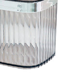 Toothpick Holder Large Capacity Fashion Look Toothpick Container Storage Box Jar for Home Restaurant Smoky Gray