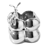 Storage Box Ceramic Modern Exquisite Rabbit Shape Decoration Multi Purpose Organizer Box for Cosmetics Keys Home Decor Silver