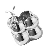 Storage Box Ceramic Modern Exquisite Rabbit Shape Decoration Multi Purpose Organizer Box for Cosmetics Keys Home Decor Silver