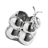 Storage Box Ceramic Modern Exquisite Rabbit Shape Decoration Multi Purpose Organizer Box for Cosmetics Keys Home Decor Silver