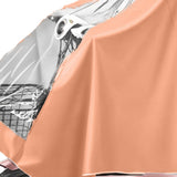 Electric Motorcycle Rain Cape Extended Full Body with Helmet Rainstorm Proof for Mobility Scooter Bicycle Cycling Orange XXXXL