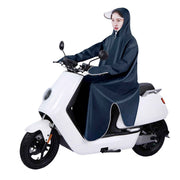 Electric Bike Raincoat Enlarged Protection Oxford Cloth Adults Sleeve Rain Poncho for Cycling Navy Blue 5XL In Australia - Darrahopens