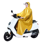Electric Bike Raincoat Enlarged Protection Oxford Cloth Adults Sleeve Rain Poncho for Cycling Golden Yellow 5XL In Australia - Darrahopens