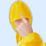 Electric Bike Raincoat Enlarged Protection Oxford Cloth Adults Sleeve Rain Poncho for Cycling Golden Yellow 5XL