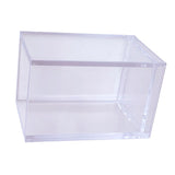Acrylic Pencil Pen Holder Cup Transparent Clear Makeup Brush Storage Box Desktop Stationery Organizer for Office School Home