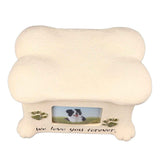 Pet Memorial Urns for Dog Ashes Pet Urns Box Dog Ashes Keepsake Box Dog Urn With 2 Paws Photo Display Bone Shaped Lid In Australia - Darrahopens