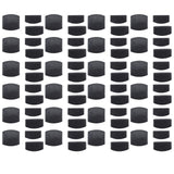 72Pcs Plastic Bed Slat End Caps Holders Centre Caps Plastic Connector Furniture Accessories for Holding and Securing Slats Black