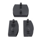 72Pcs Plastic Bed Slat End Caps Holders Centre Caps Plastic Connector Furniture Accessories for Holding and Securing Slats Black