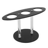 Ice Cream Cone Holder Stand Acrylic 3 Holes Hand Roll Sushi Display Stand for Party Wedding Christmas Thanksgiving