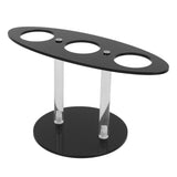 Ice Cream Cone Holder Stand Acrylic 3 Holes Hand Roll Sushi Display Stand for Party Wedding Christmas Thanksgiving